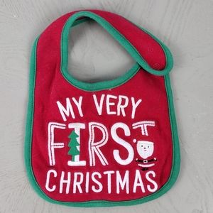My First Christmas Bib